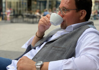 Kaffeetrinker Oliver Ratajczak